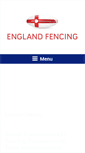 Mobile Screenshot of englandfencing.co.uk